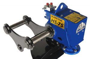 Röjsåg HS75 för grävmaskin - fäste S60 klingdiameter 750 mm klarar upp till 250 mm tjocka grenar