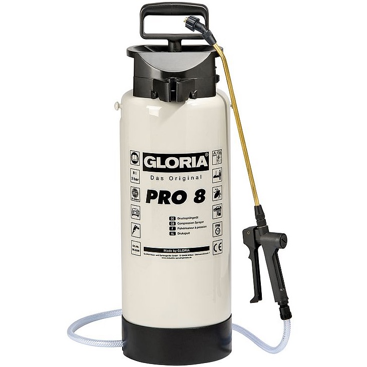 Compression sprayer Gloria Pro 8 - capacity 8 liters